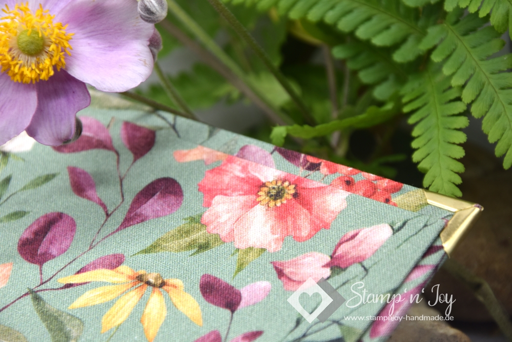 Preview: Schachtel mit Klappdeckel ca. 26x9x5cm | floral | grün | Art. Nr. 97040601